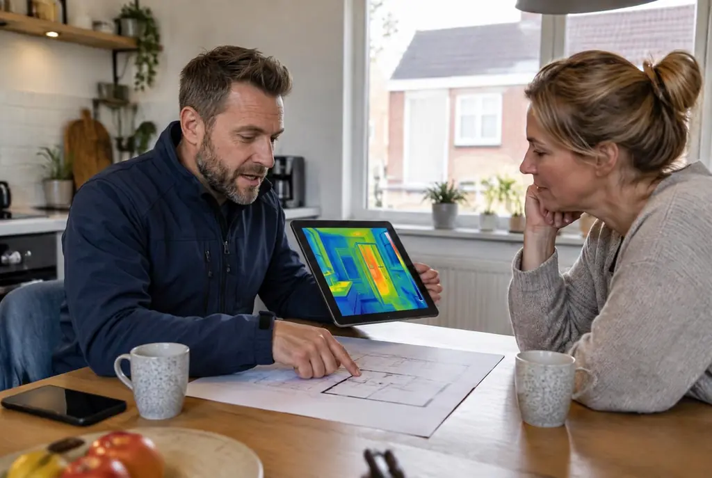 Lekdetectie Muiden – bevindingen bespreken aan de keukentafel